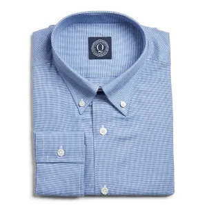 Flannel Houndstooth - Blue