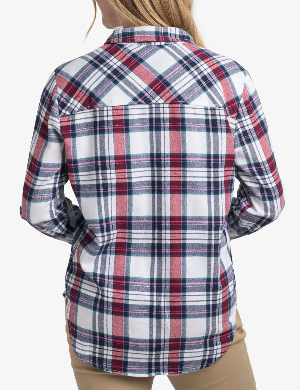FLANNEL PLAID LONG SLEEVE SHIRT
