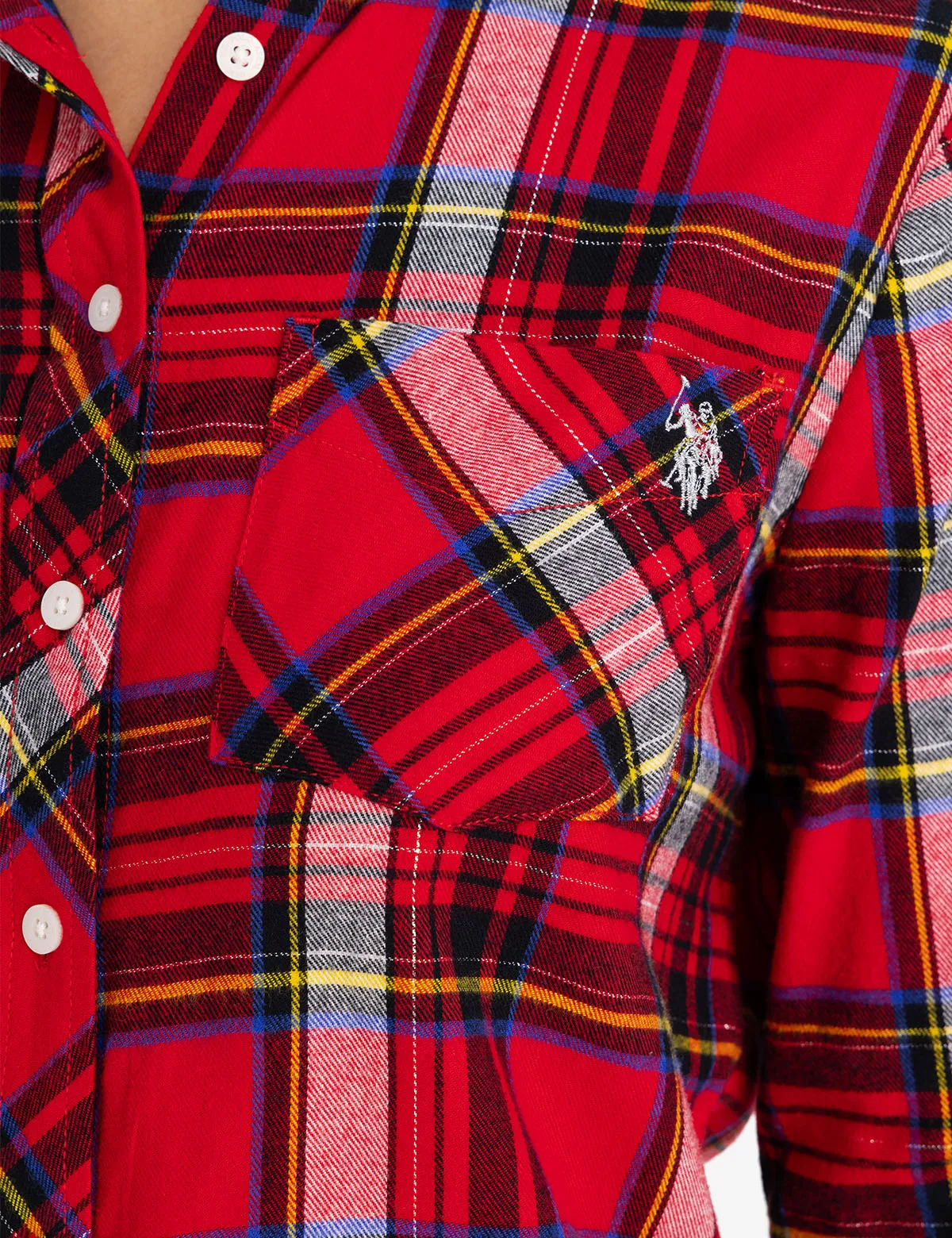 FLANNEL PLAID LONG SLEEVE SHIRT