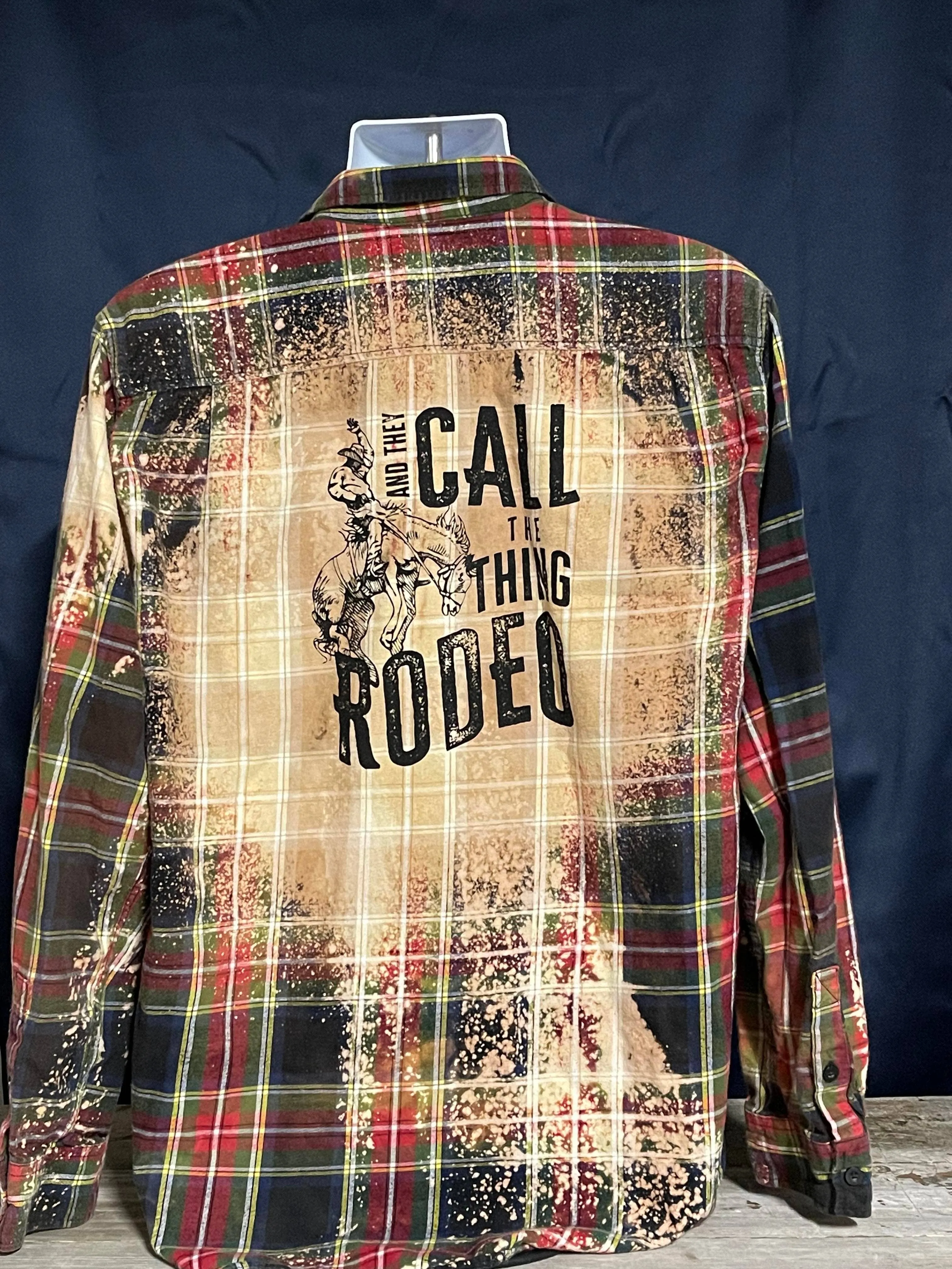 Flannel Rodeo Distressed