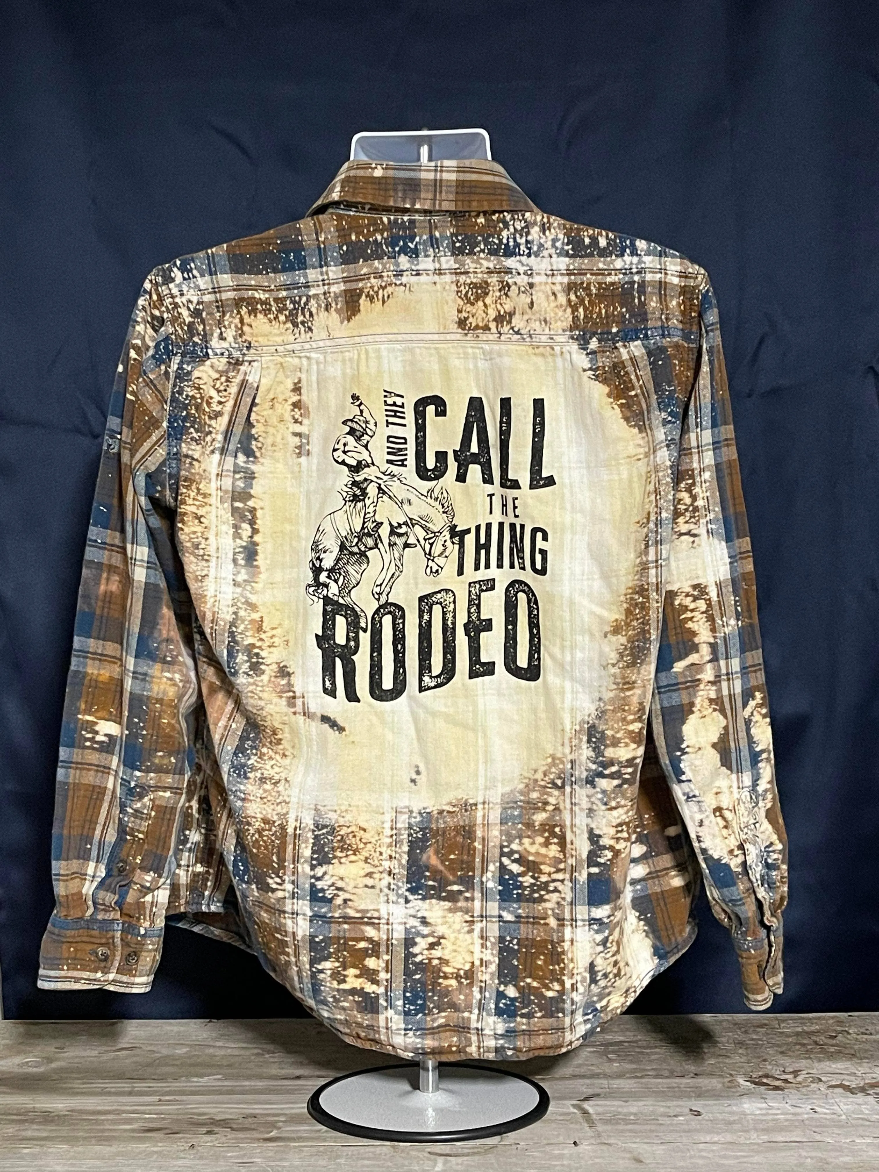 Flannel Rodeo Distressed