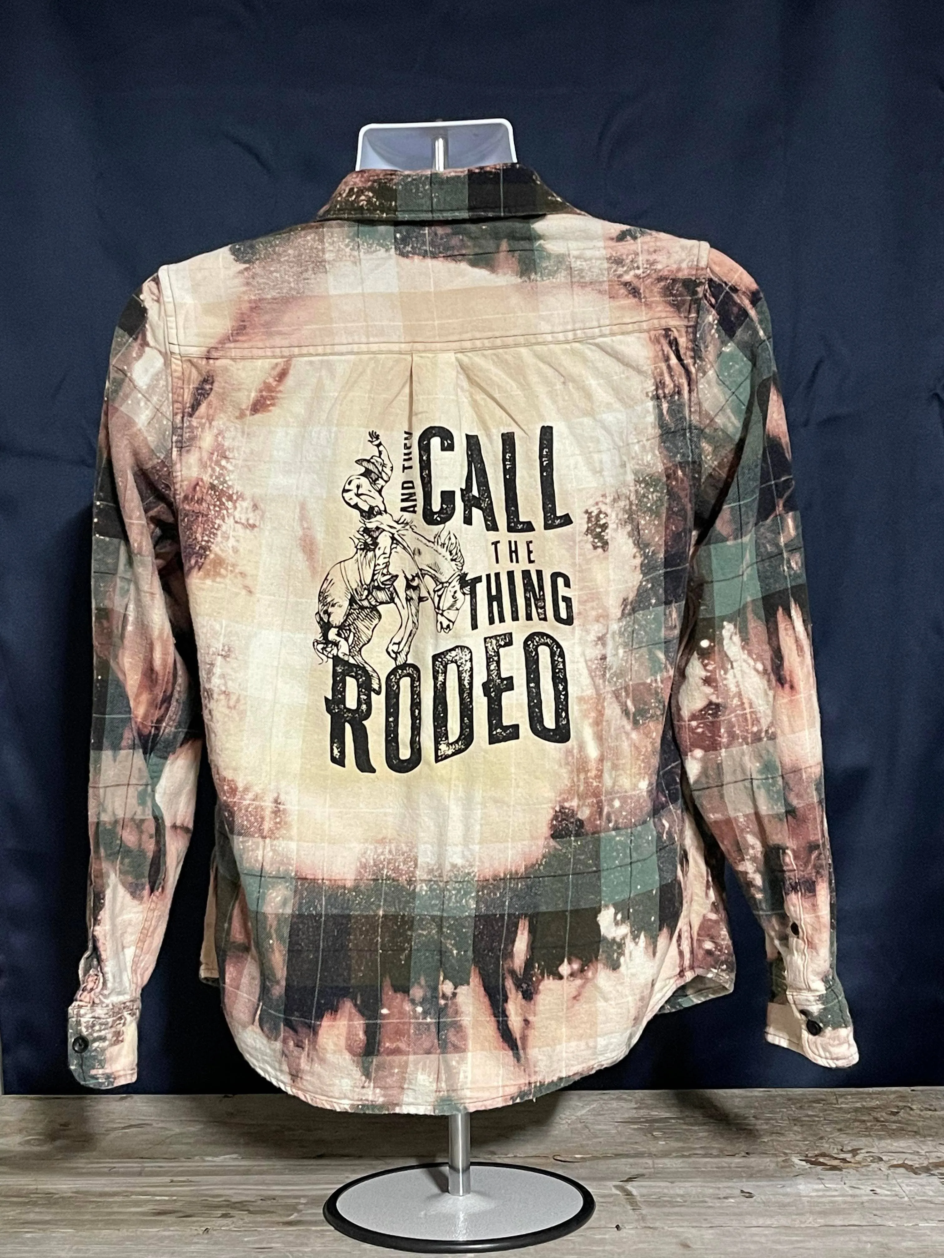 Flannel Rodeo Distressed