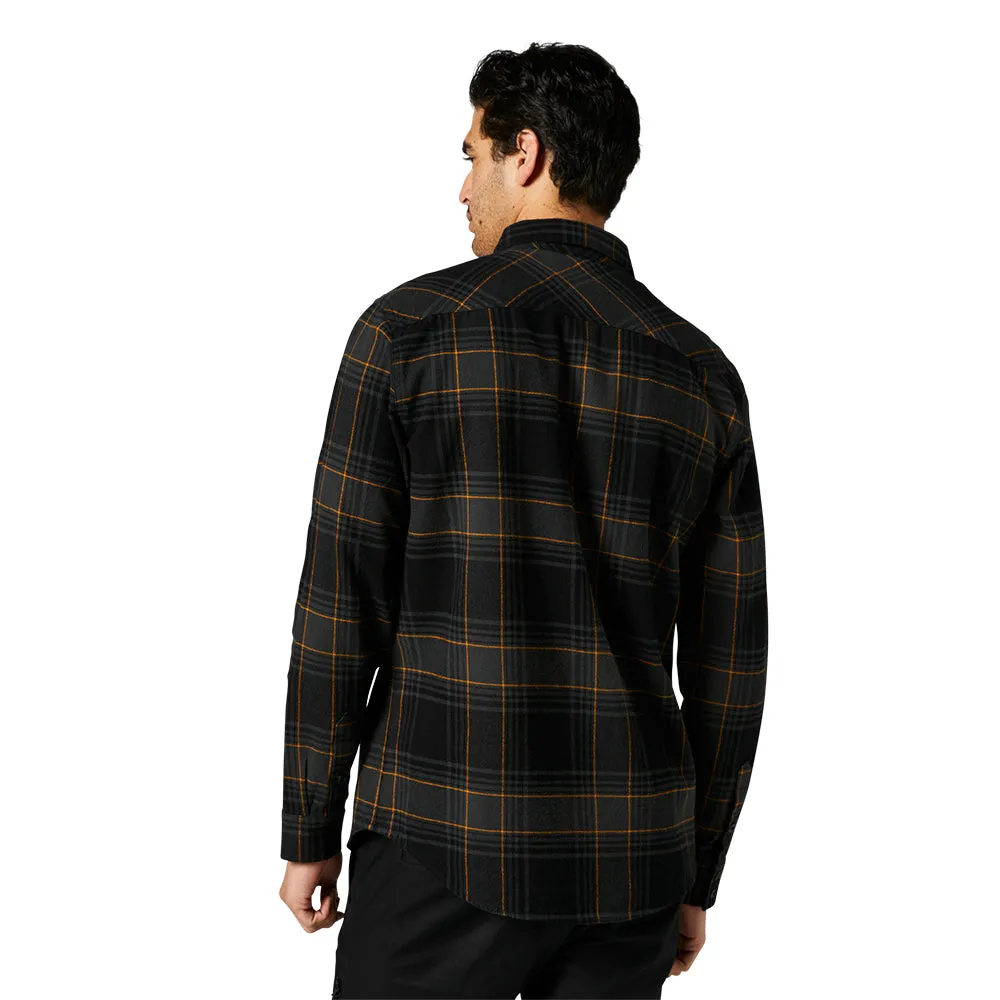 FOX TRAILDUST 2.0 FLANNEL LS SHIRT [BLACK] XXL