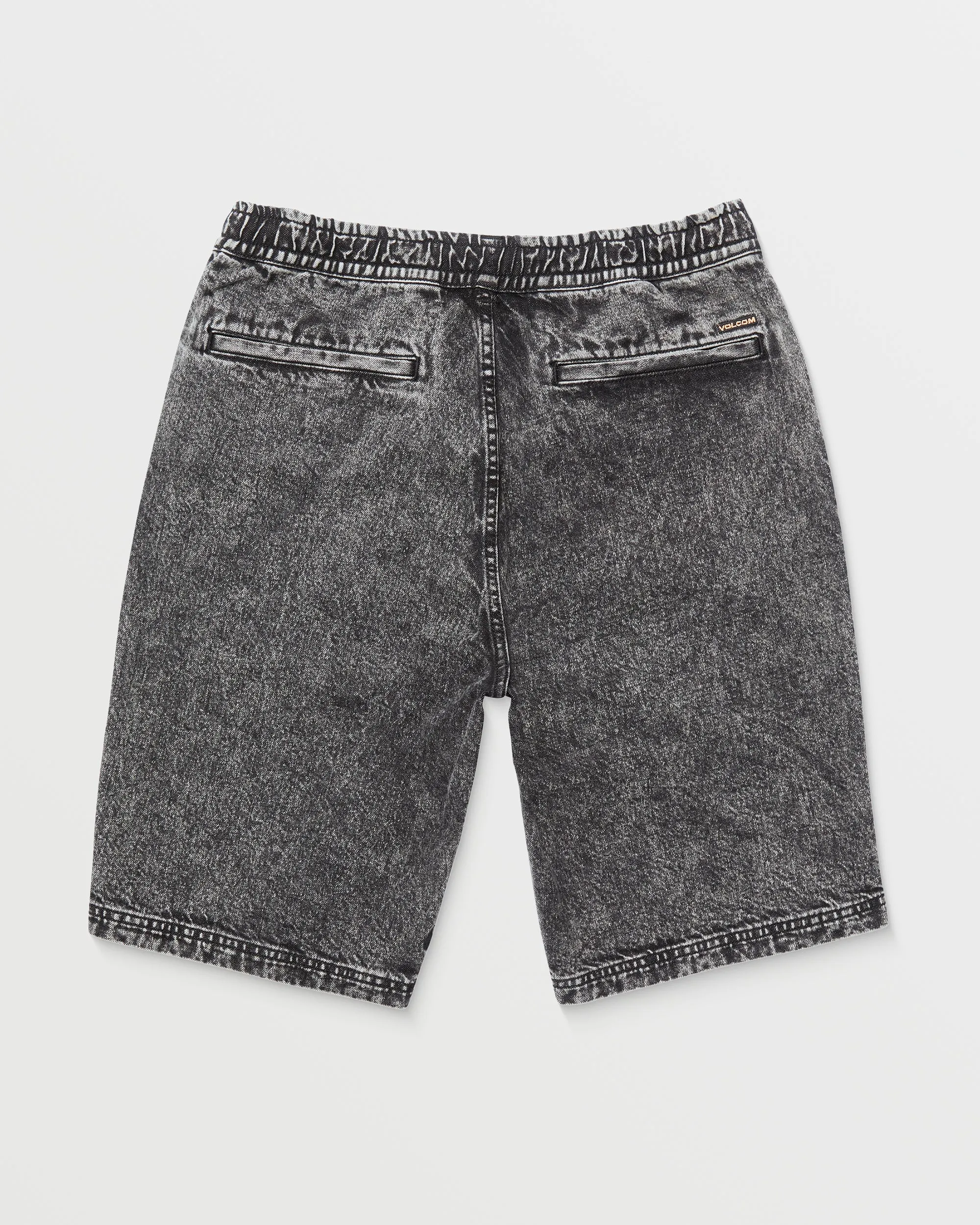 Freazy Loose Elasticated Waist 22" Short - LIGHT ACID BLACK