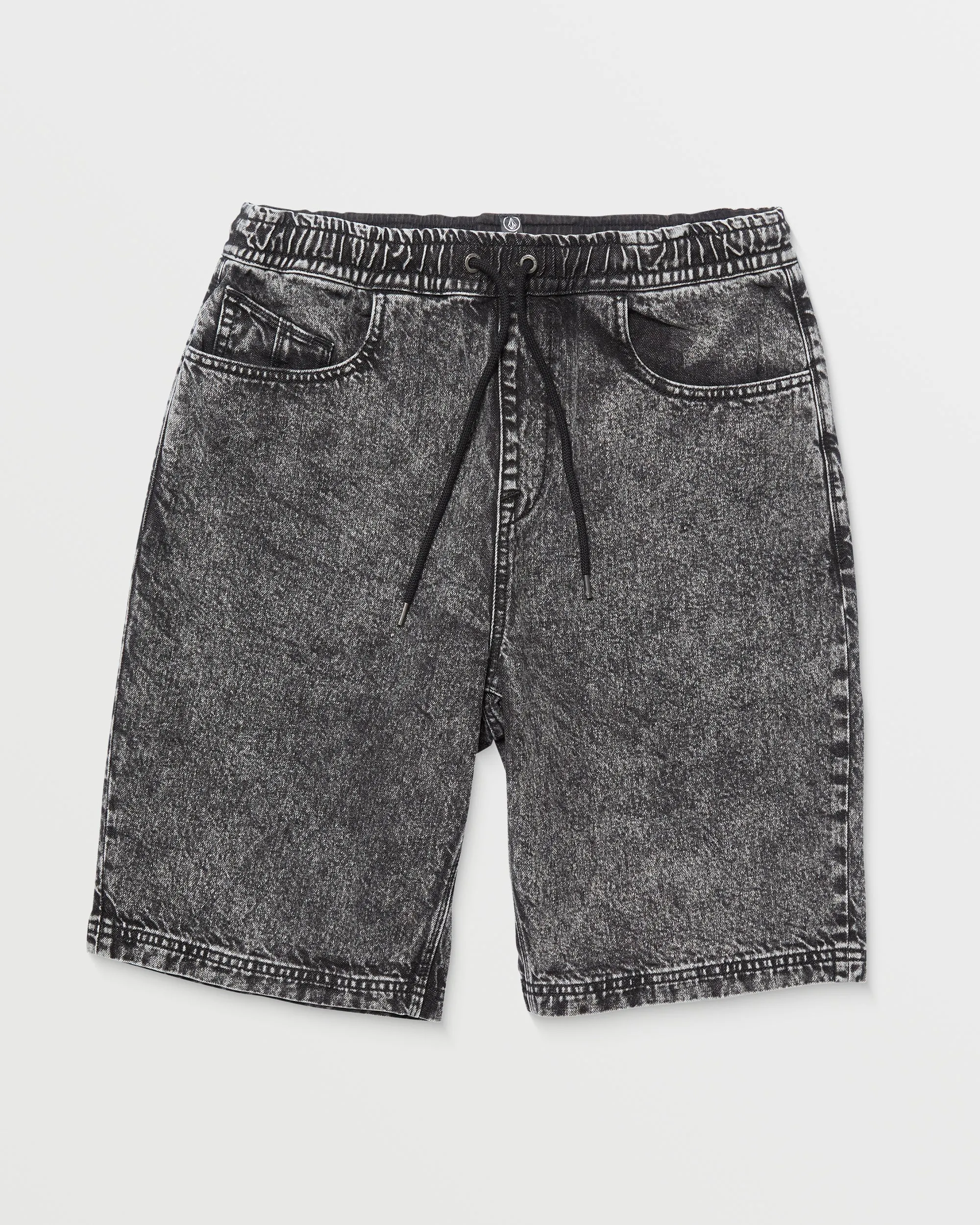 Freazy Loose Elasticated Waist 22" Short - LIGHT ACID BLACK