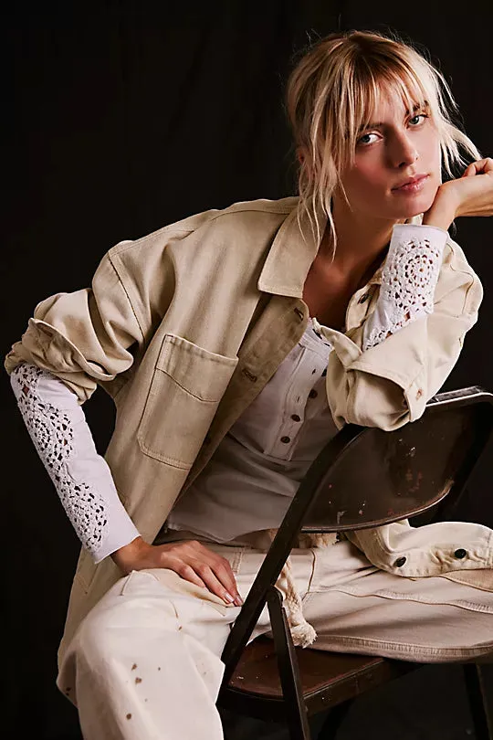 Free People Our Song Henley Cuff