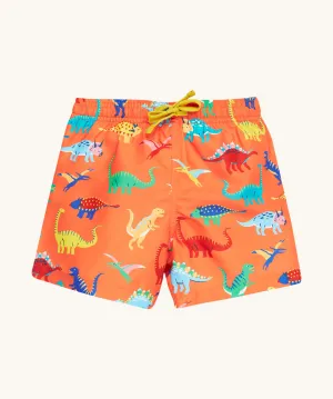 Frugi Boscastle Board Shorts - Dino-Roar!