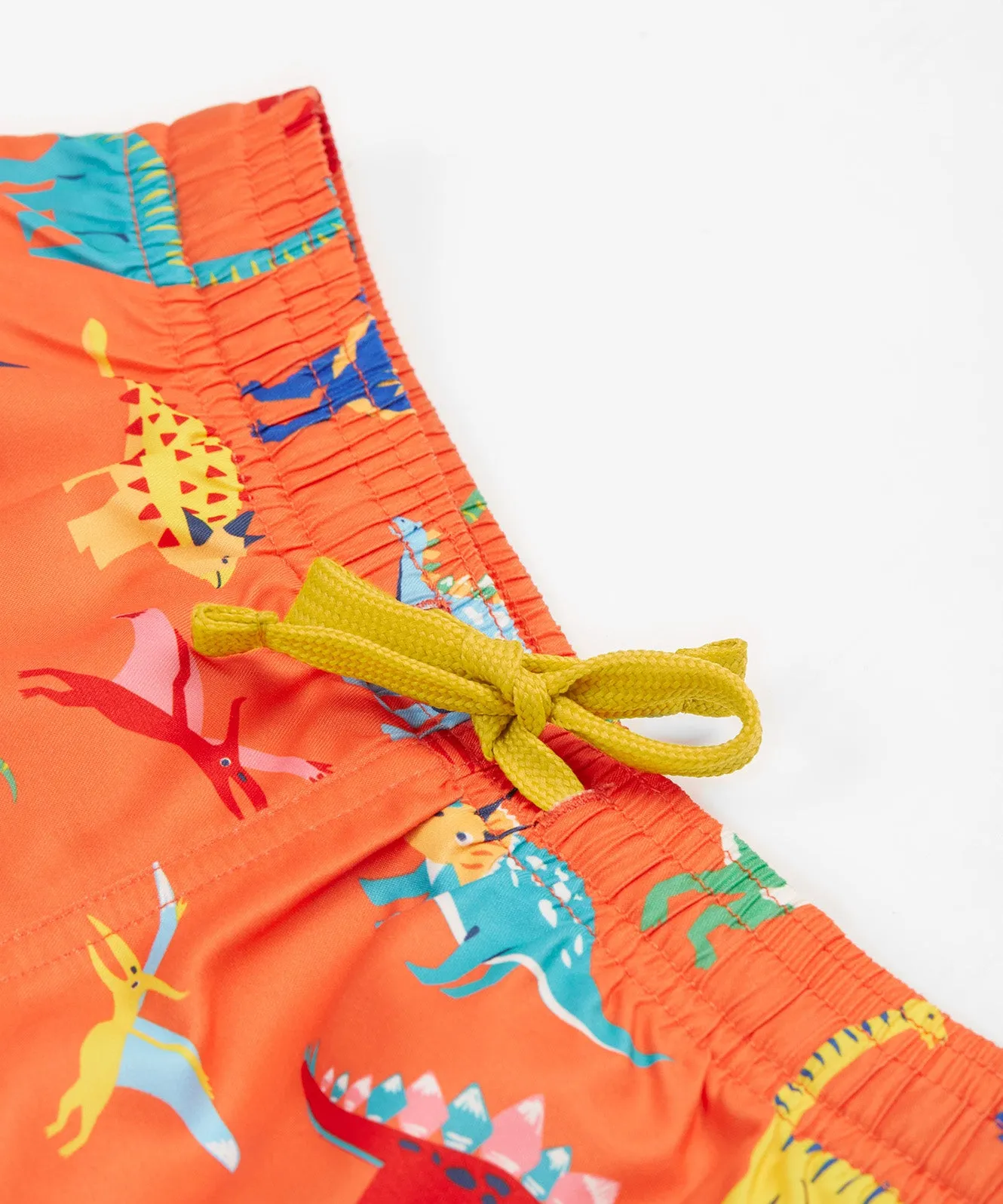 Frugi Boscastle Board Shorts - Dino-Roar!