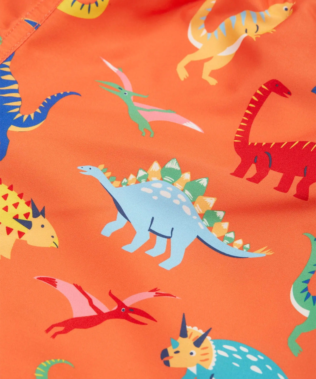 Frugi Boscastle Board Shorts - Dino-Roar!