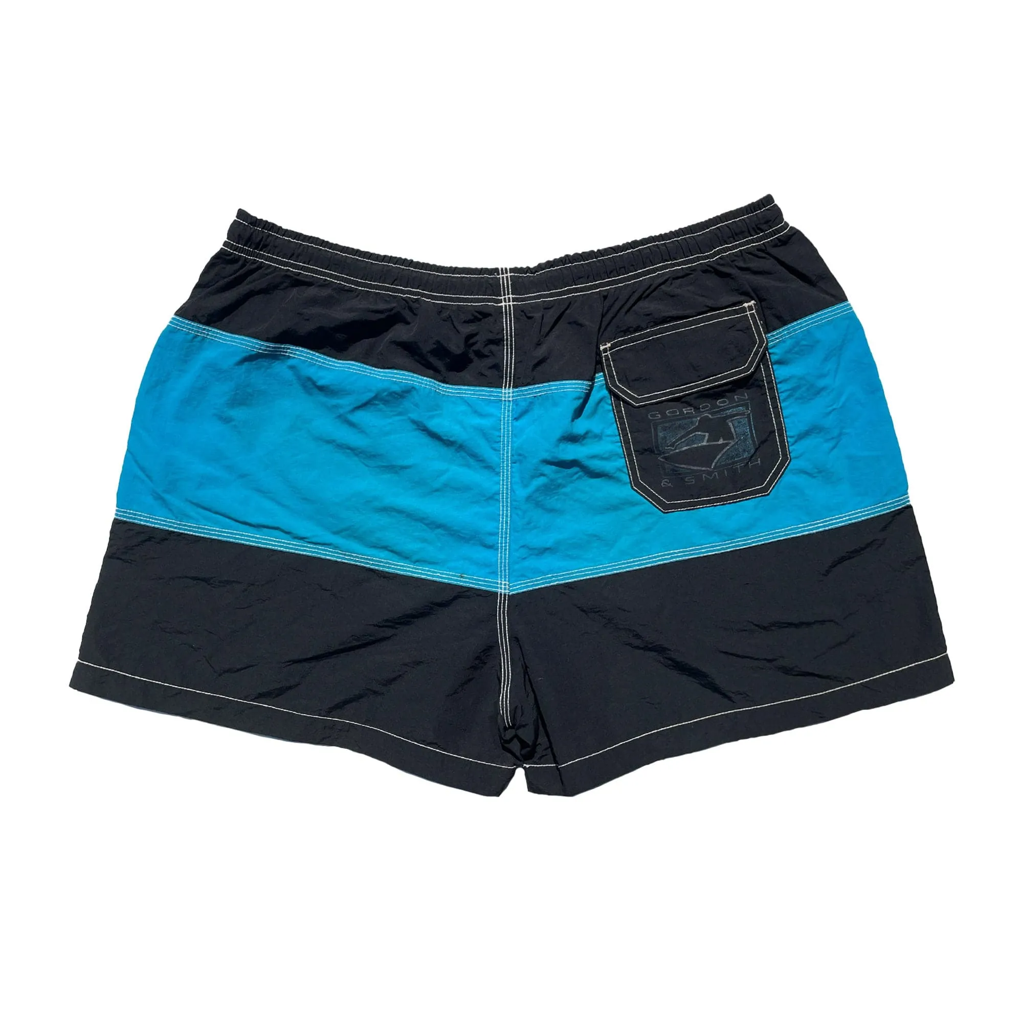 G&S Board Shorts (Blue/Black) VINTAGE 80s