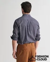 Gant Mens Tattersall shirt Persian Blue
