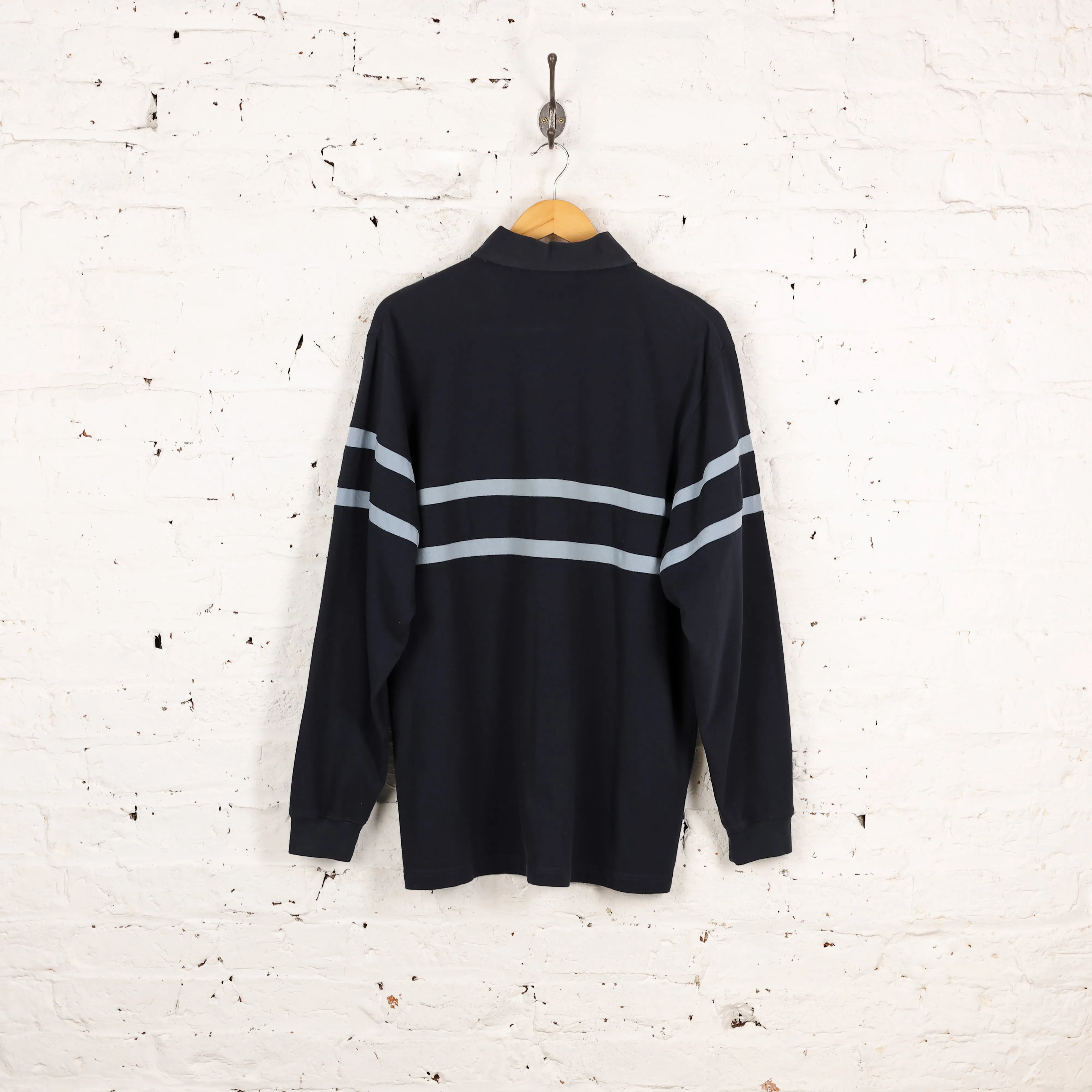 Gant Polo Sweatshirt - Blue - M