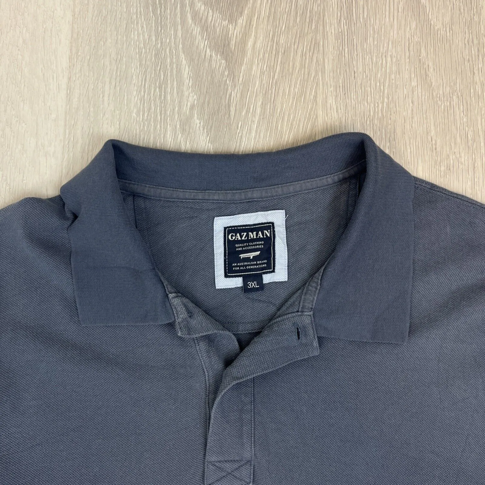 Gazman Mens Short Sleeve Polo Shirt Bundle Size 3XL (2 Shirts)