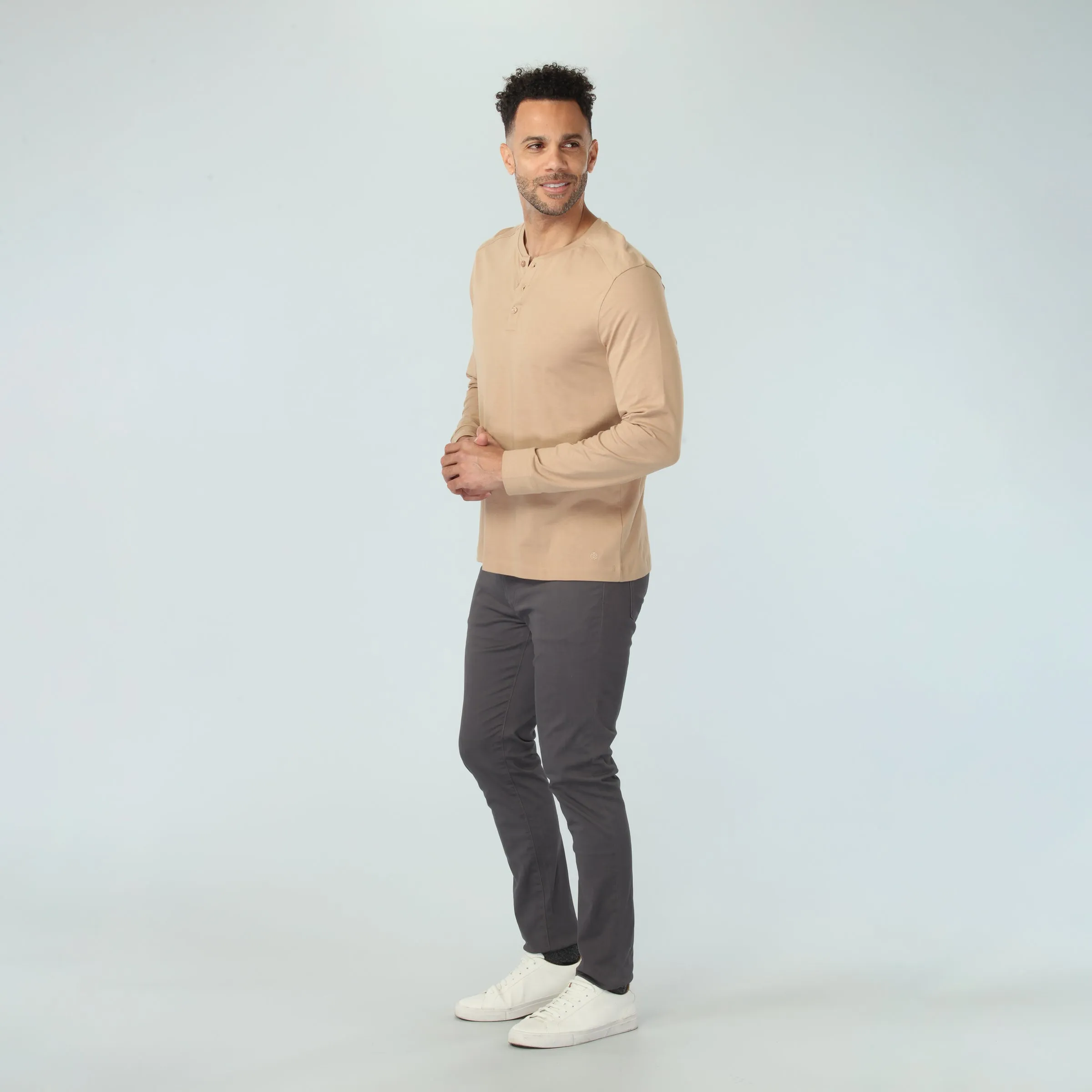 Gilded Beige Henley
