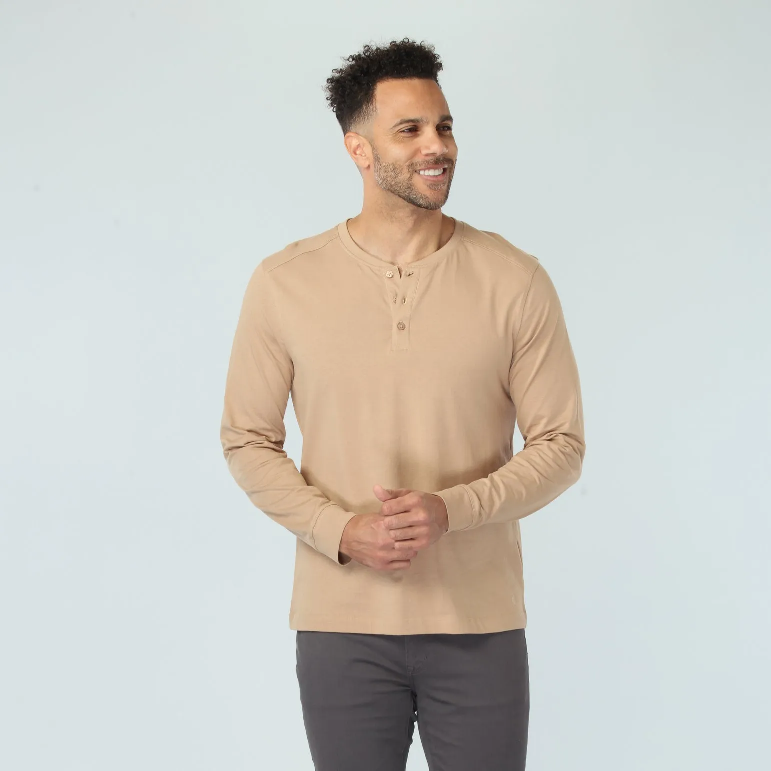 Gilded Beige Henley