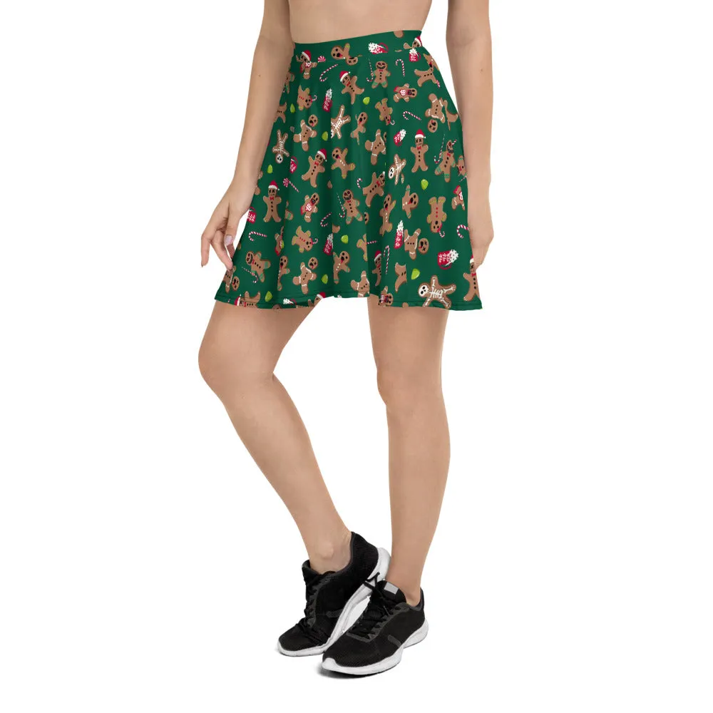 Gingerdead Gothmas Skater Skirt
