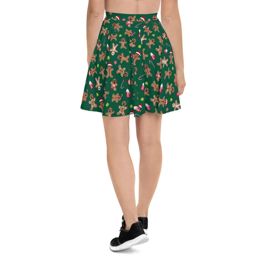 Gingerdead Gothmas Skater Skirt