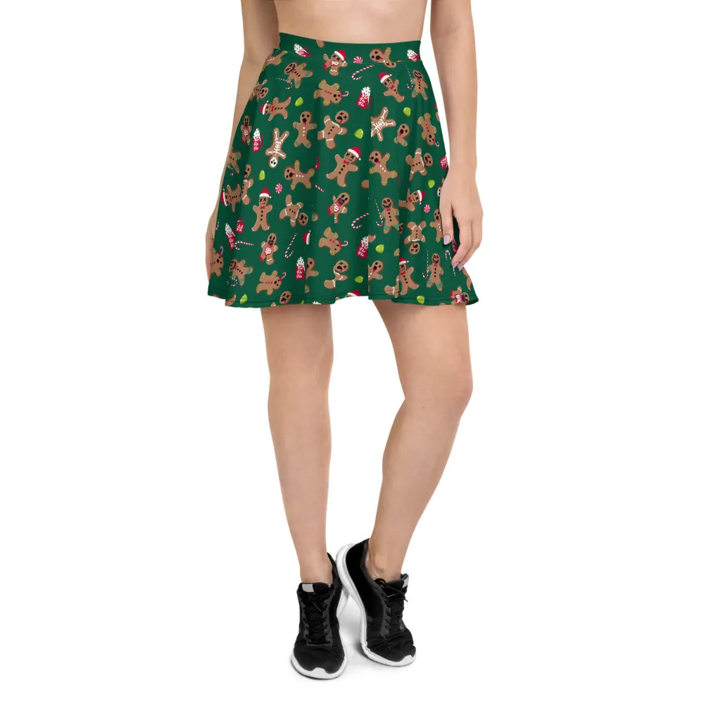 Gingerdead Gothmas Skater Skirt