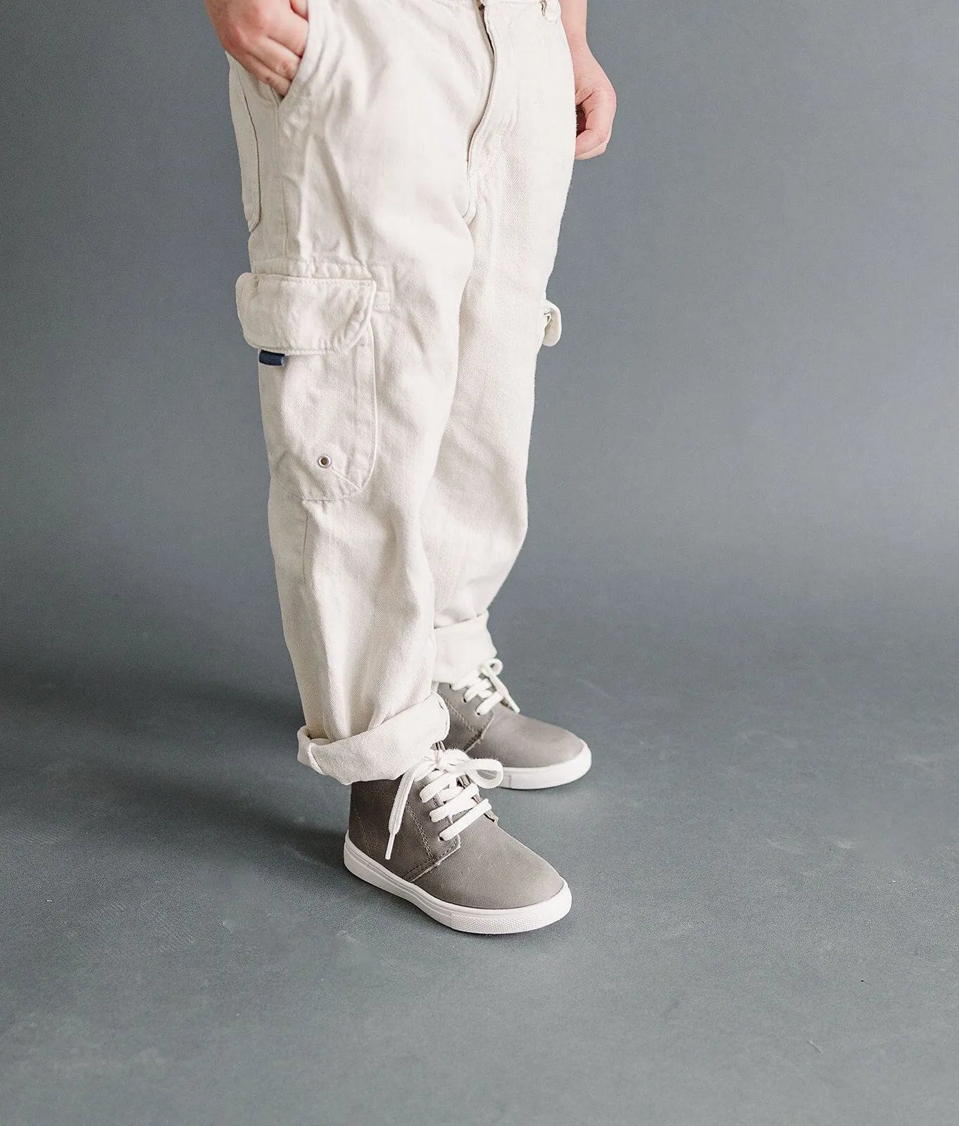 Gray - Classic Sneakers - US Size 4-10 - Hard Sole