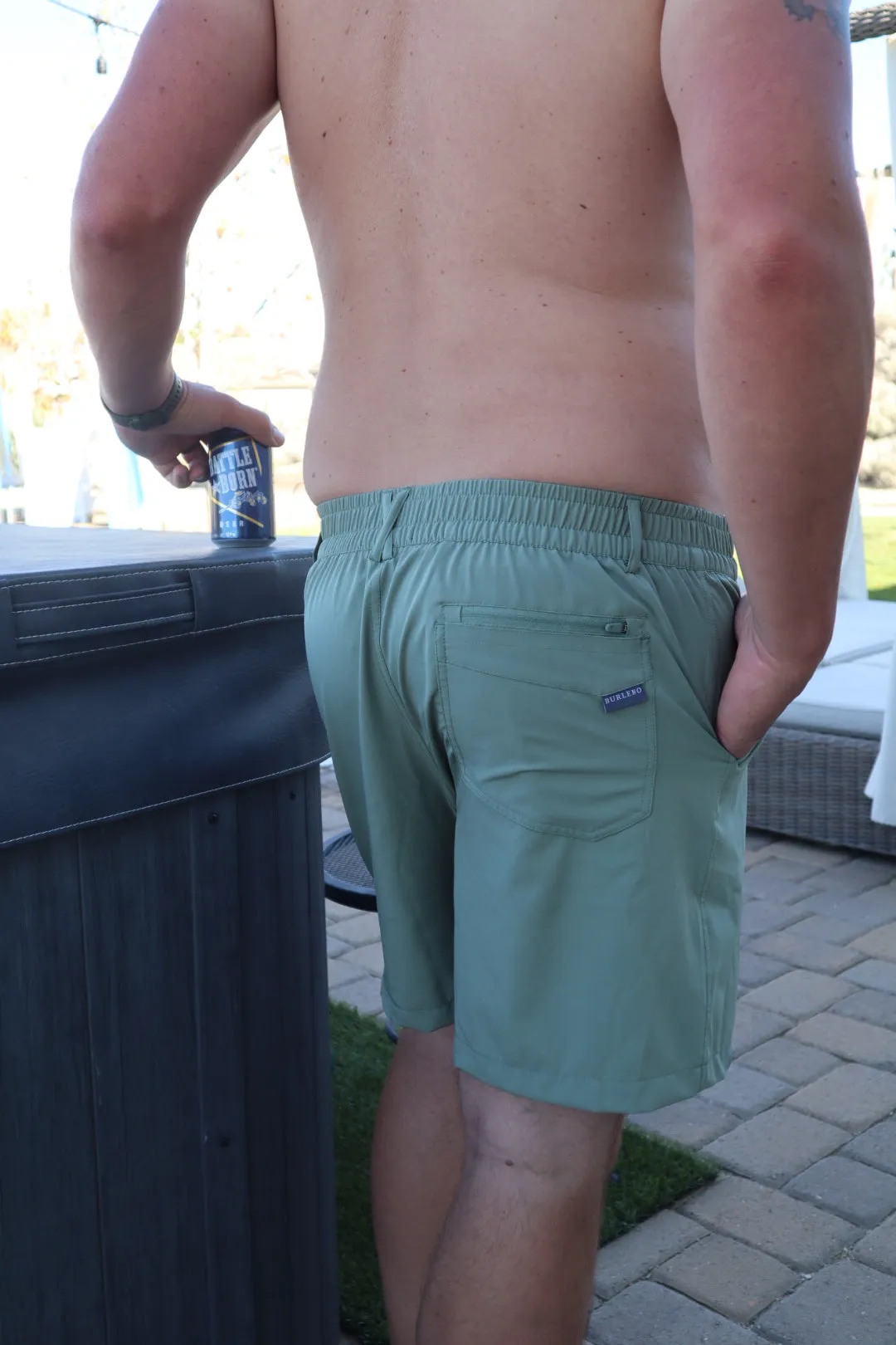 Green Board Shorts