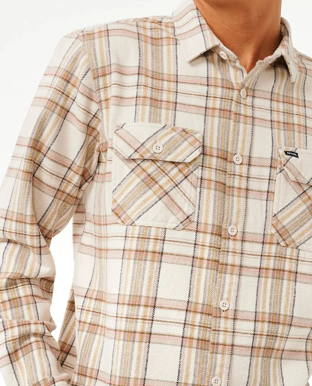 Griffin Flannel Shirt | Bone