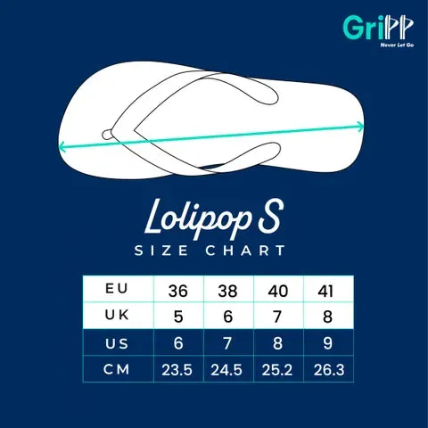 GriPP Sandal Lolipop S Women’s Sandals – Stylish, Comfortable Rubber Footwear for Active Lifestyles (Model E)