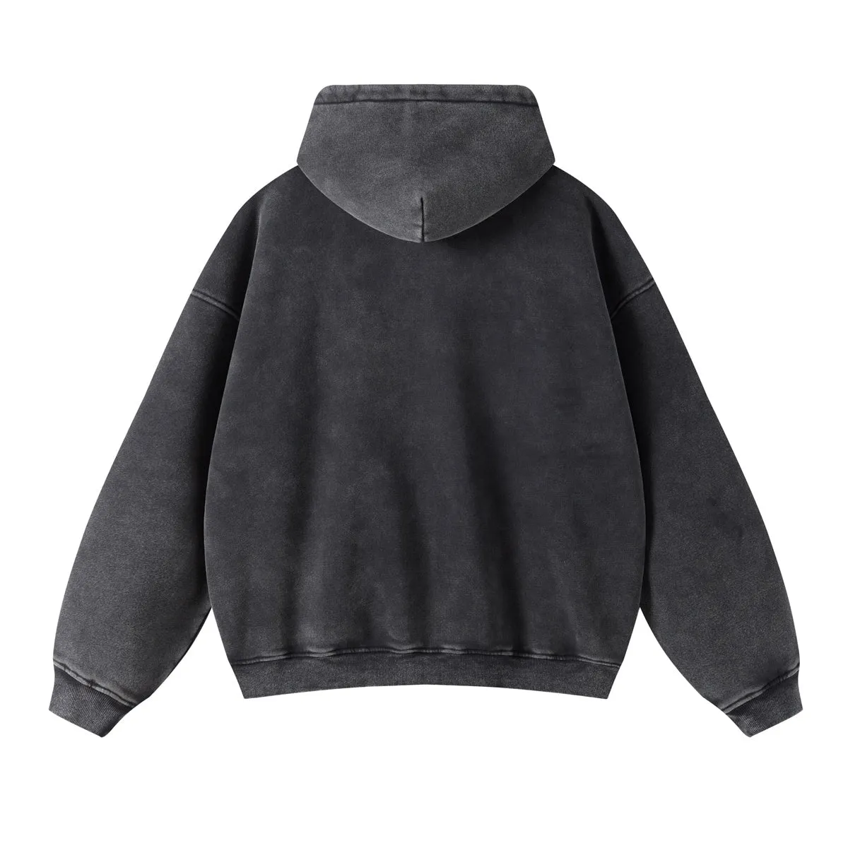 Grunge Outfits Wash Hoodie & Baggy Jeans