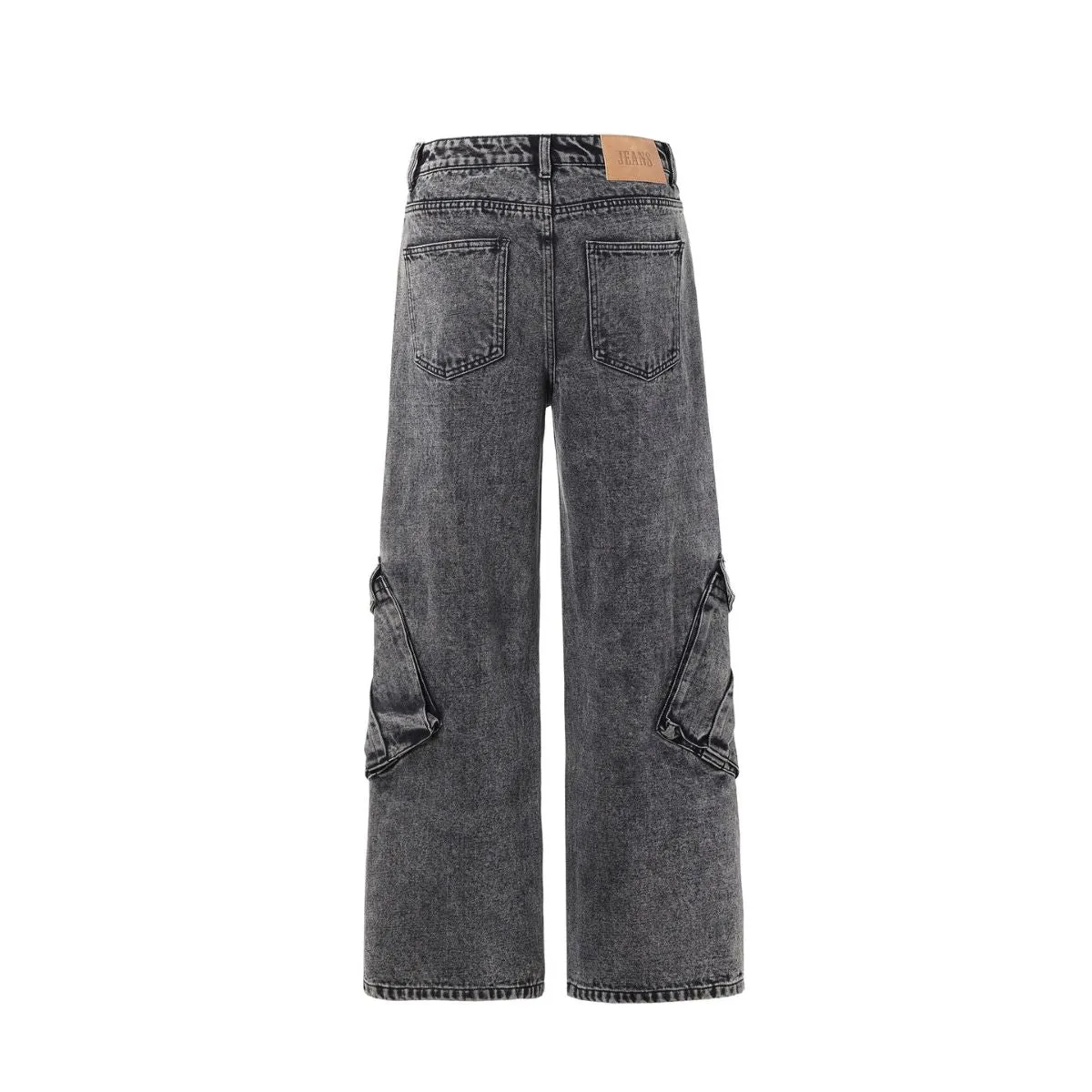 Grunge Outfits Wash Hoodie & Baggy Jeans