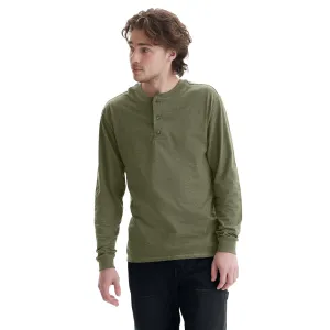 Hanes Men's T-Shirts, Men's BeefyT Henley Shirts, Men's Cotton Long Sleeve Shirts.