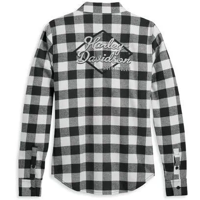 Harley-Davidson® Women's Woven Plaid Shirt