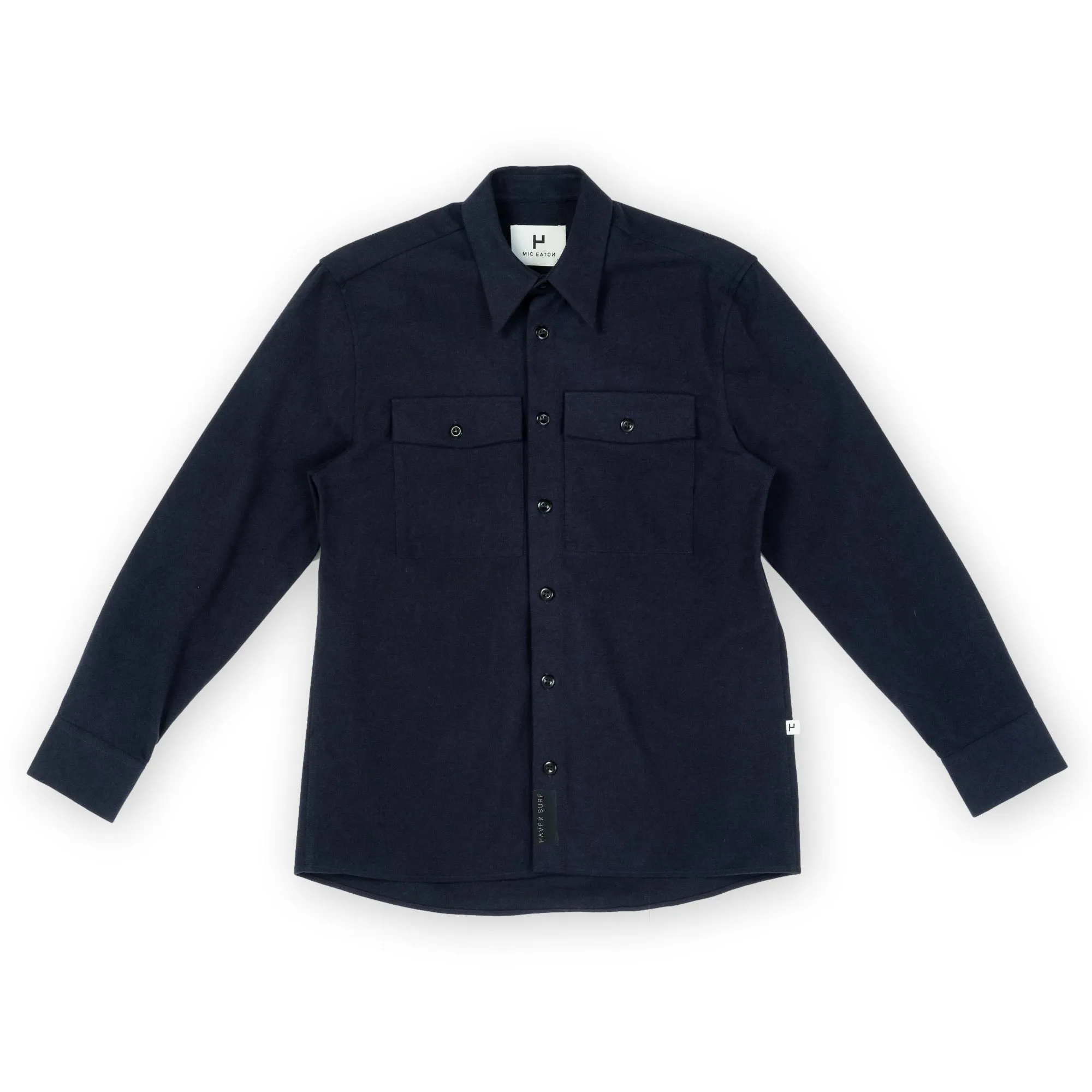 Haven Surf - Base Heavy Flannel Over Shirt - Navy