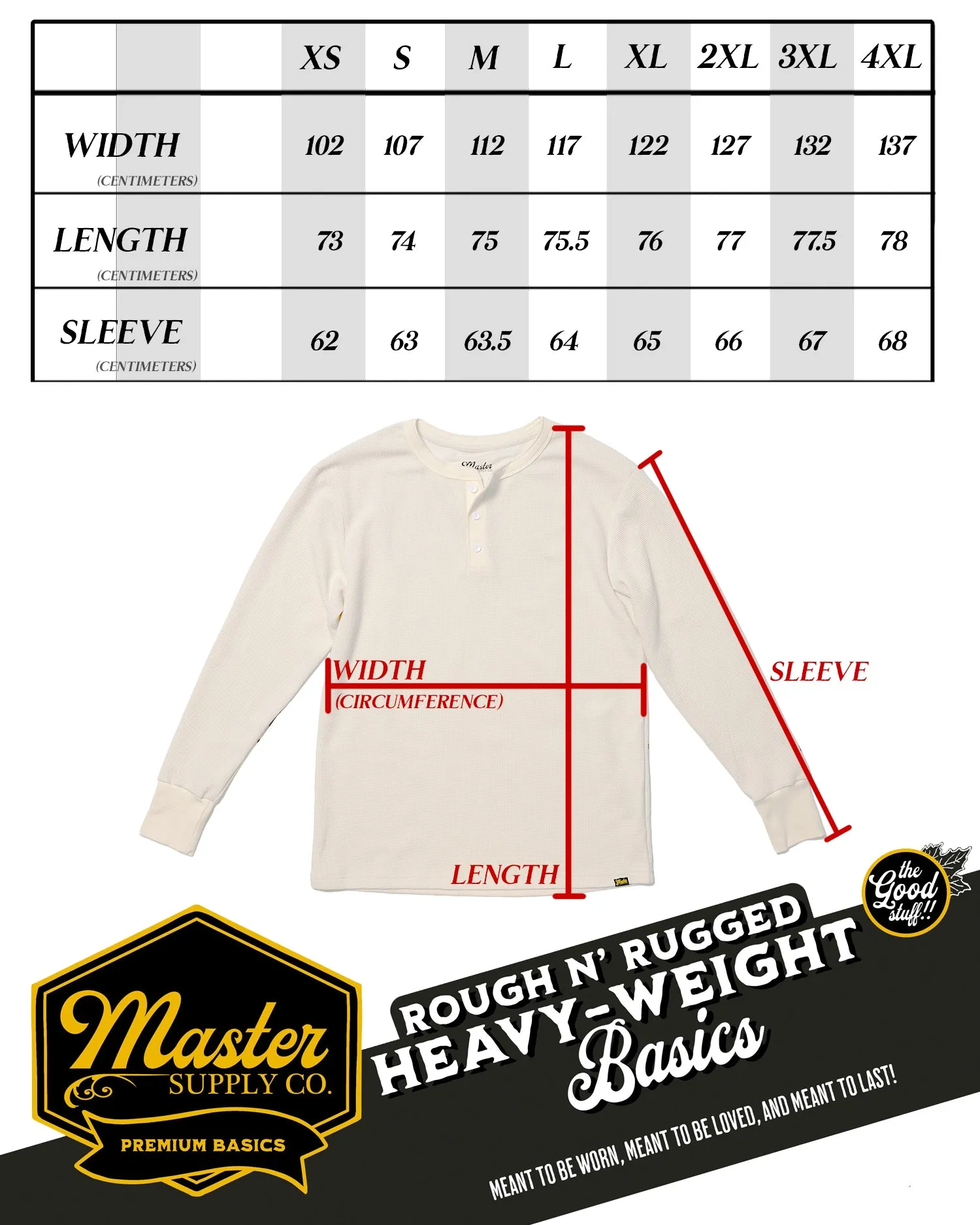Henley: Cream