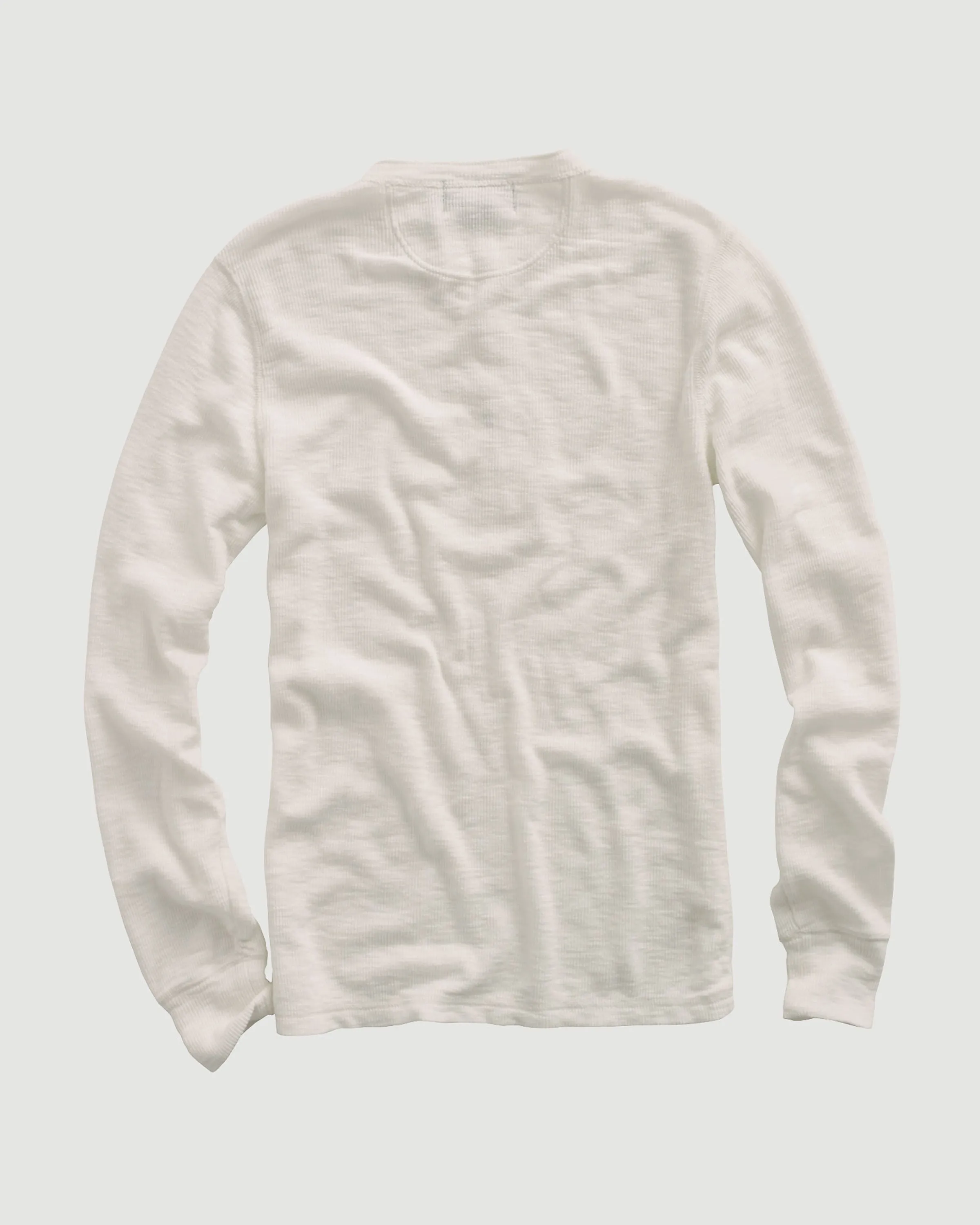 Henley Long Sleeve Paper White
