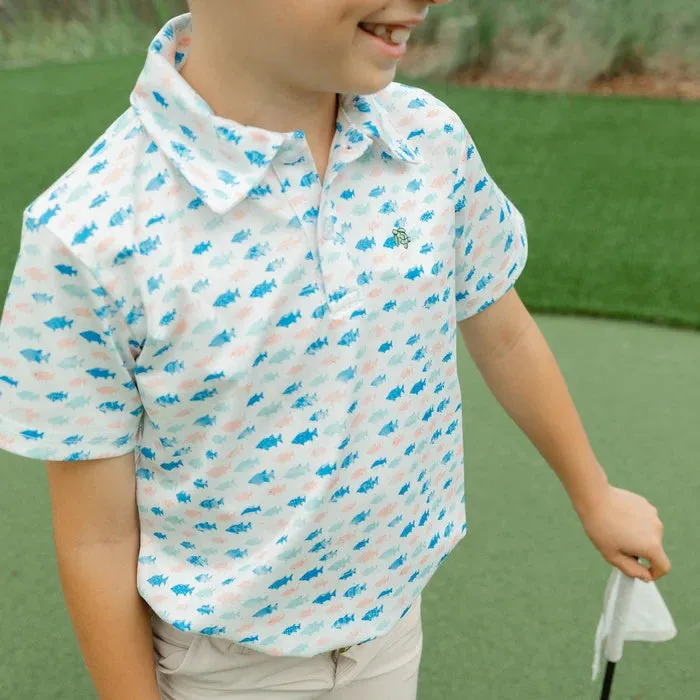 Henry Performance Polo - Fish