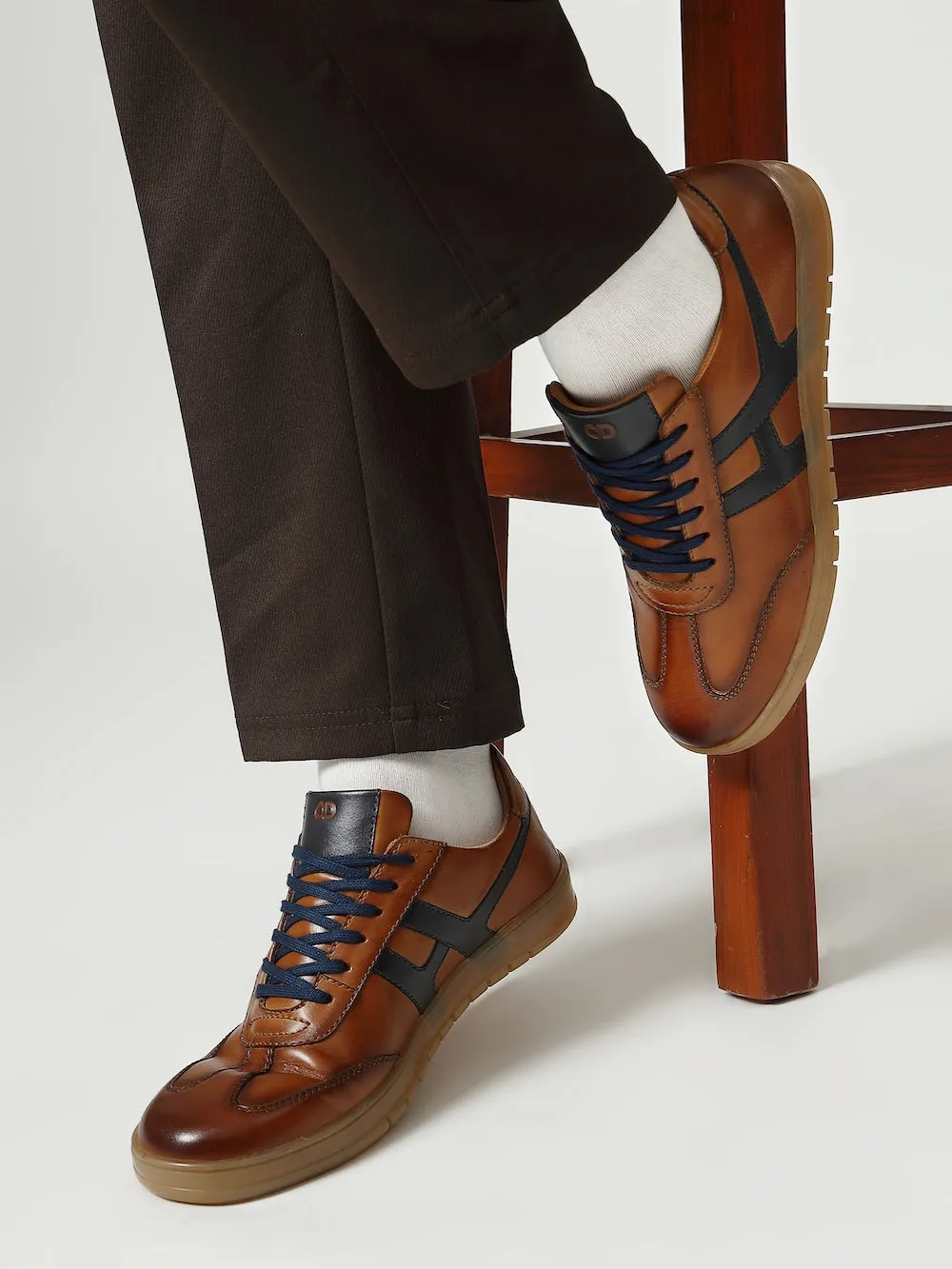 Henry Tan Leather Sneaker