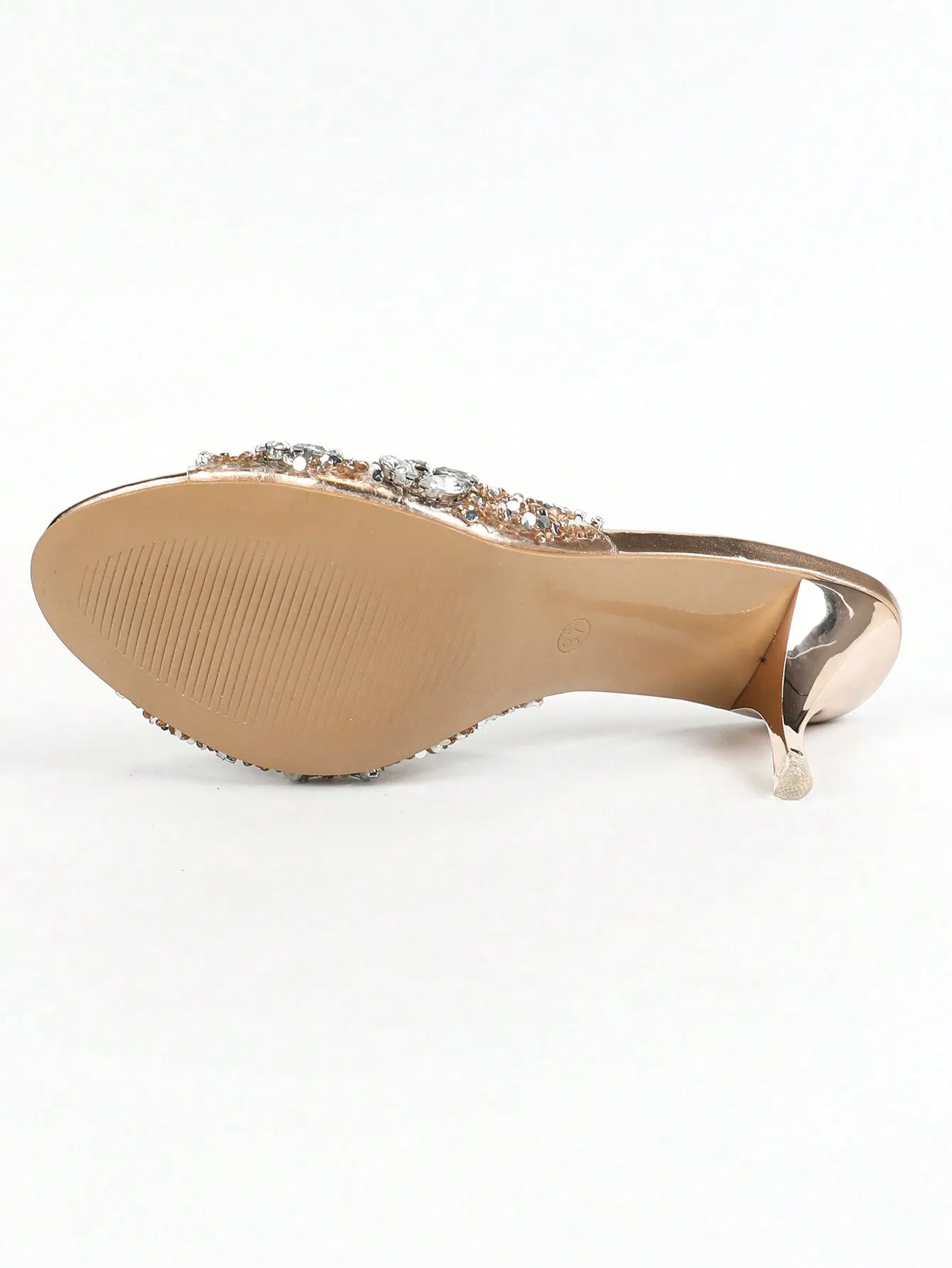 High Heels Round Toe Comfortable Transparent Sandals