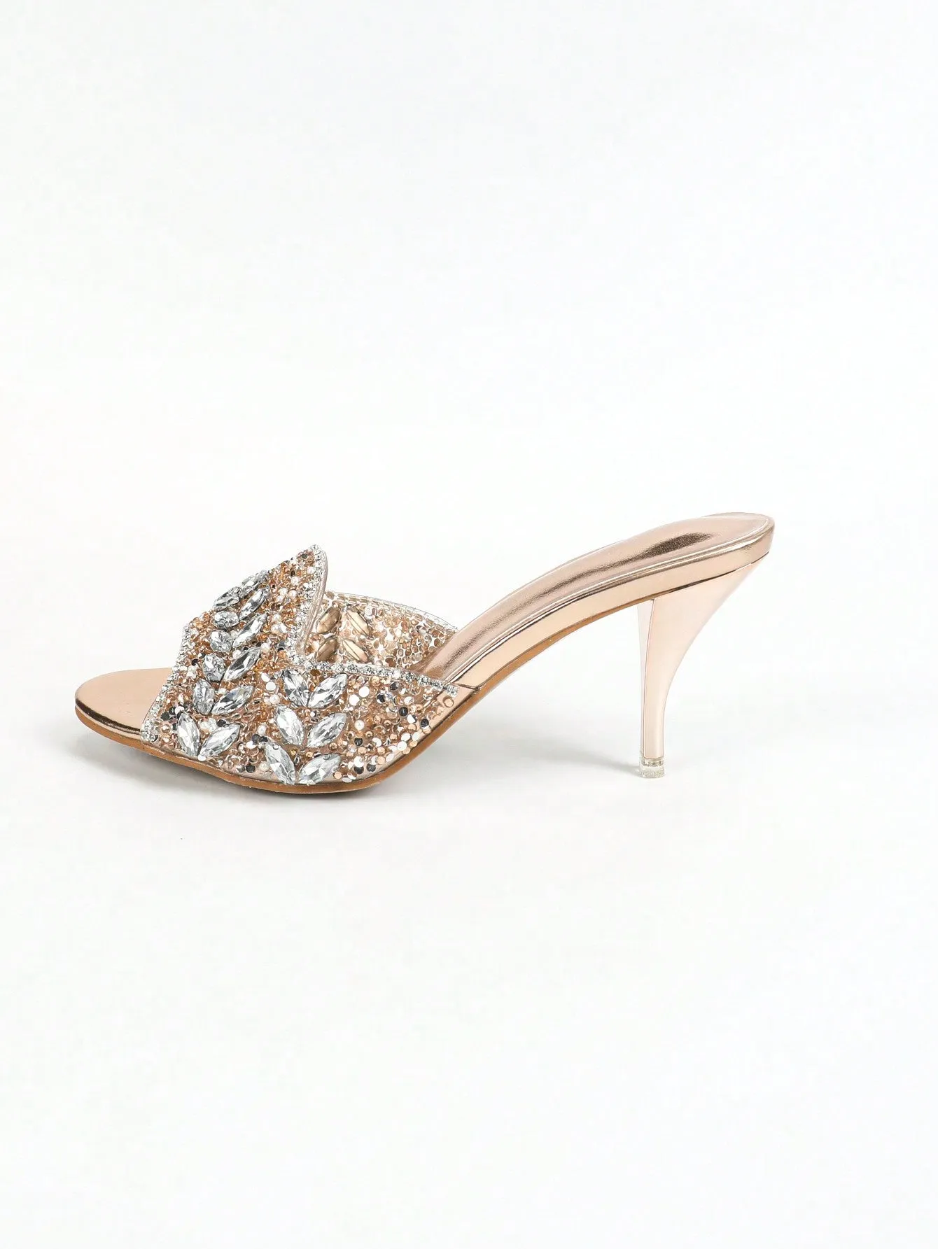 High Heels Round Toe Comfortable Transparent Sandals