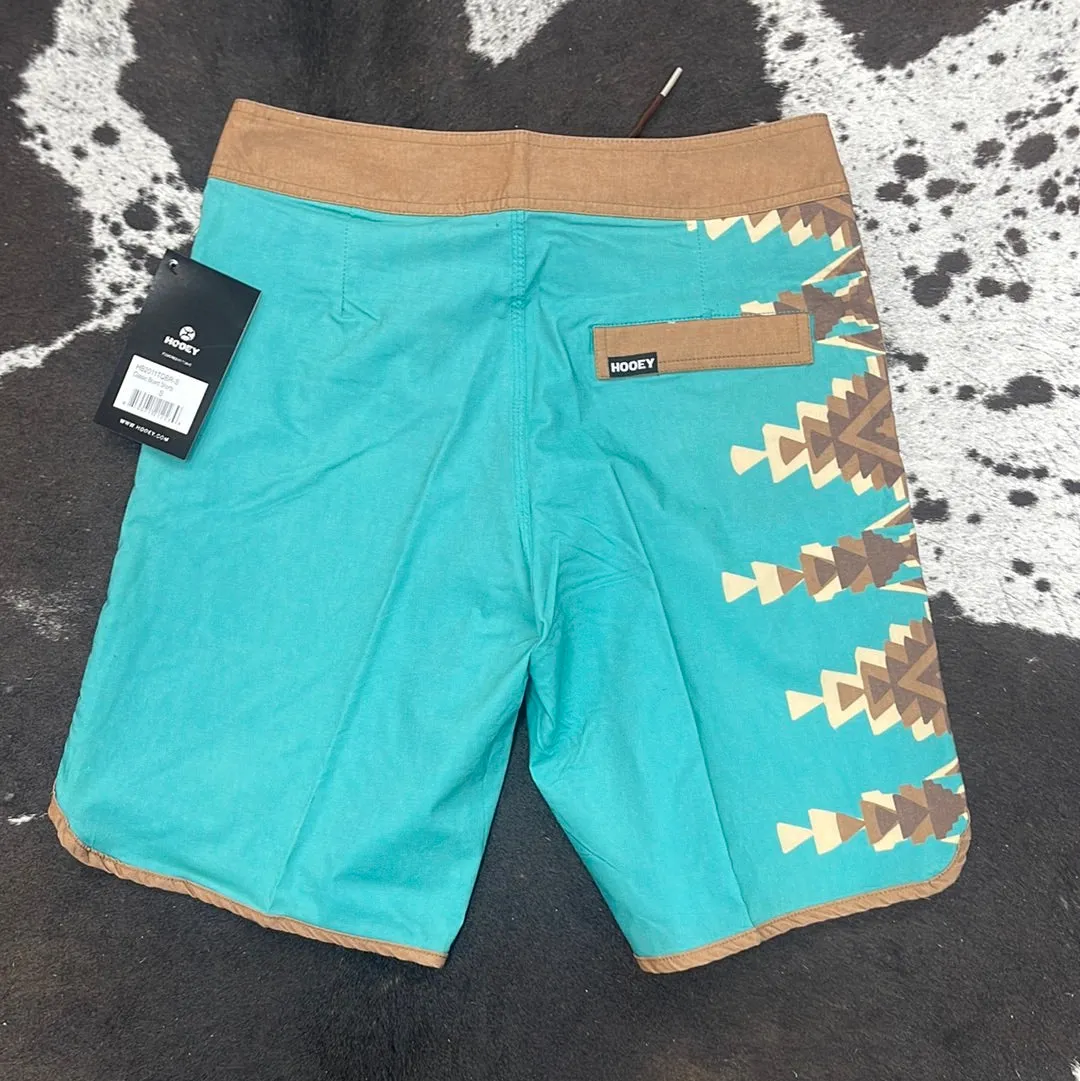 Hooey "Shaka" Brown Atzec Board Shorts