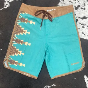 Hooey "Shaka" Brown Atzec Board Shorts