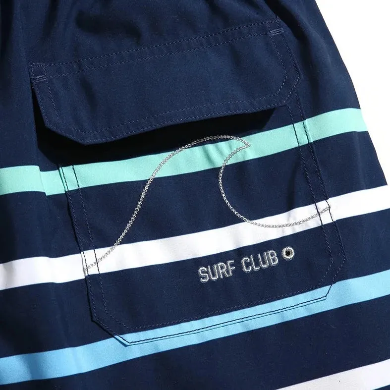 Horizon Hues Striped Board Shorts