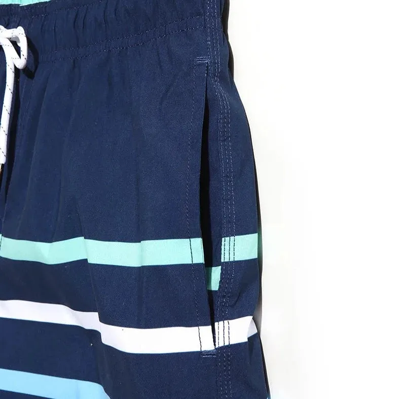 Horizon Hues Striped Board Shorts