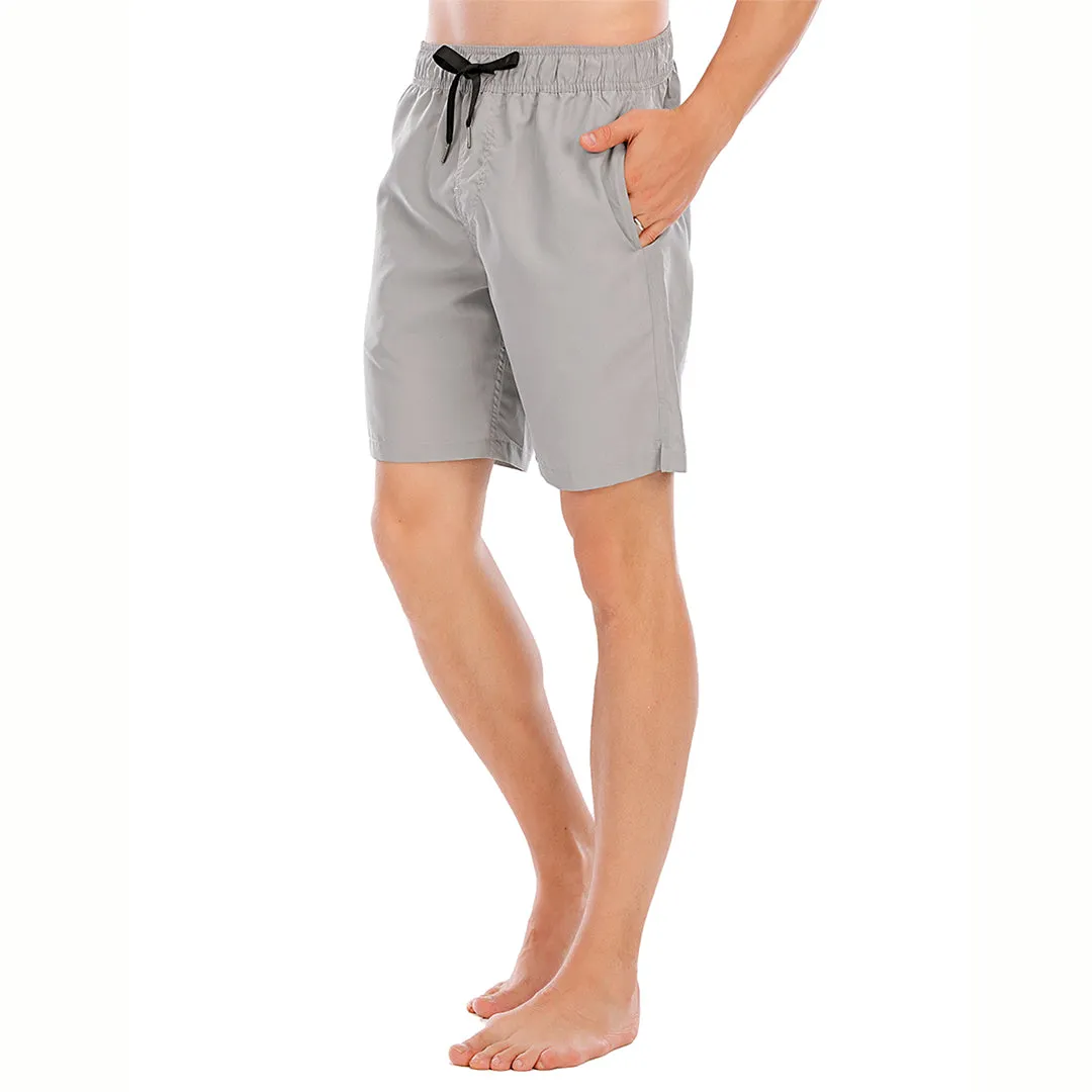 HUGE SPORTS Classic UPF50  Mens Board Shorts - Gray