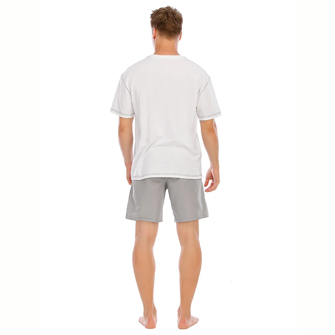 HUGE SPORTS Classic UPF50  Mens Board Shorts - Gray