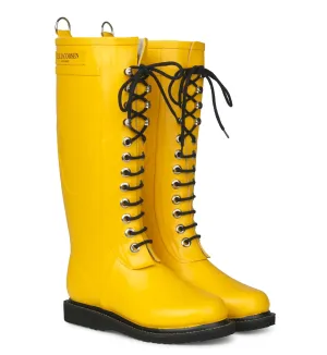 Ilse Jacobsen Long Lace Boots Yellow