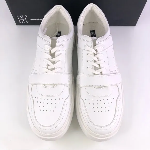 Inc International Concepts Franco White Sneakers Size 12