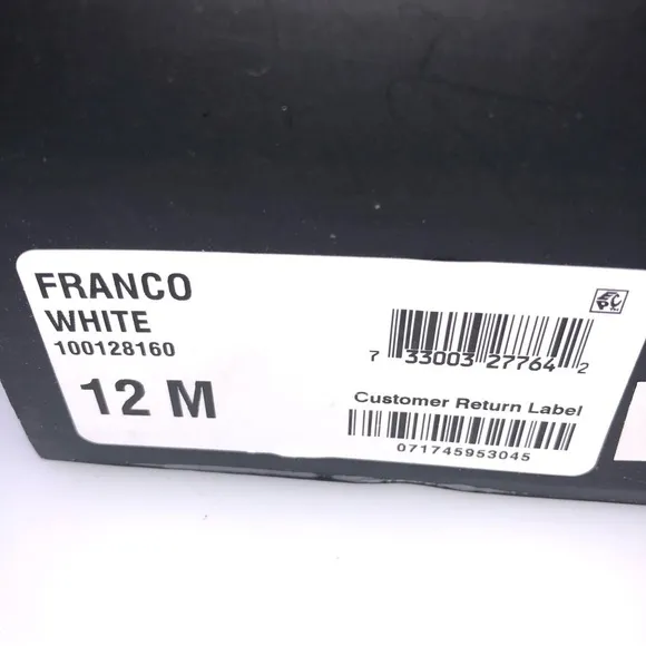 Inc International Concepts Franco White Sneakers Size 12