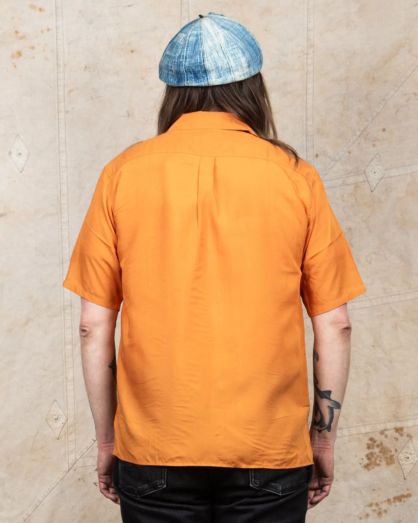 Indigofera Hynson Rayon Shirt Orange