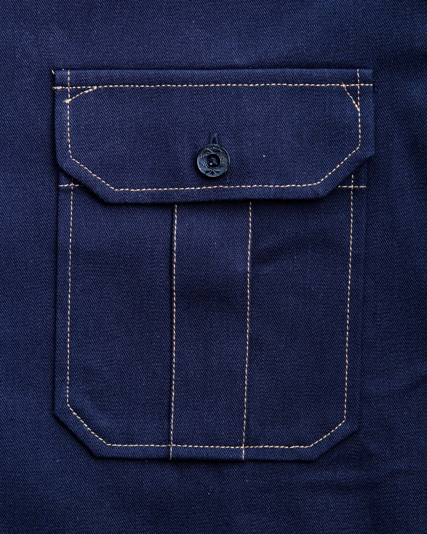 Indigofera Walton Shirt Yambaru Selvage Denim Indigo