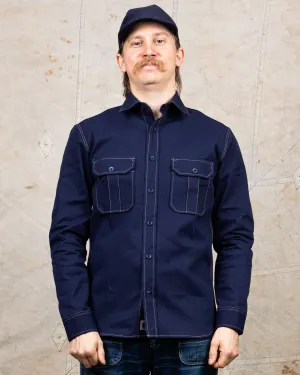 Indigofera Walton Shirt Yambaru Selvage Denim Indigo