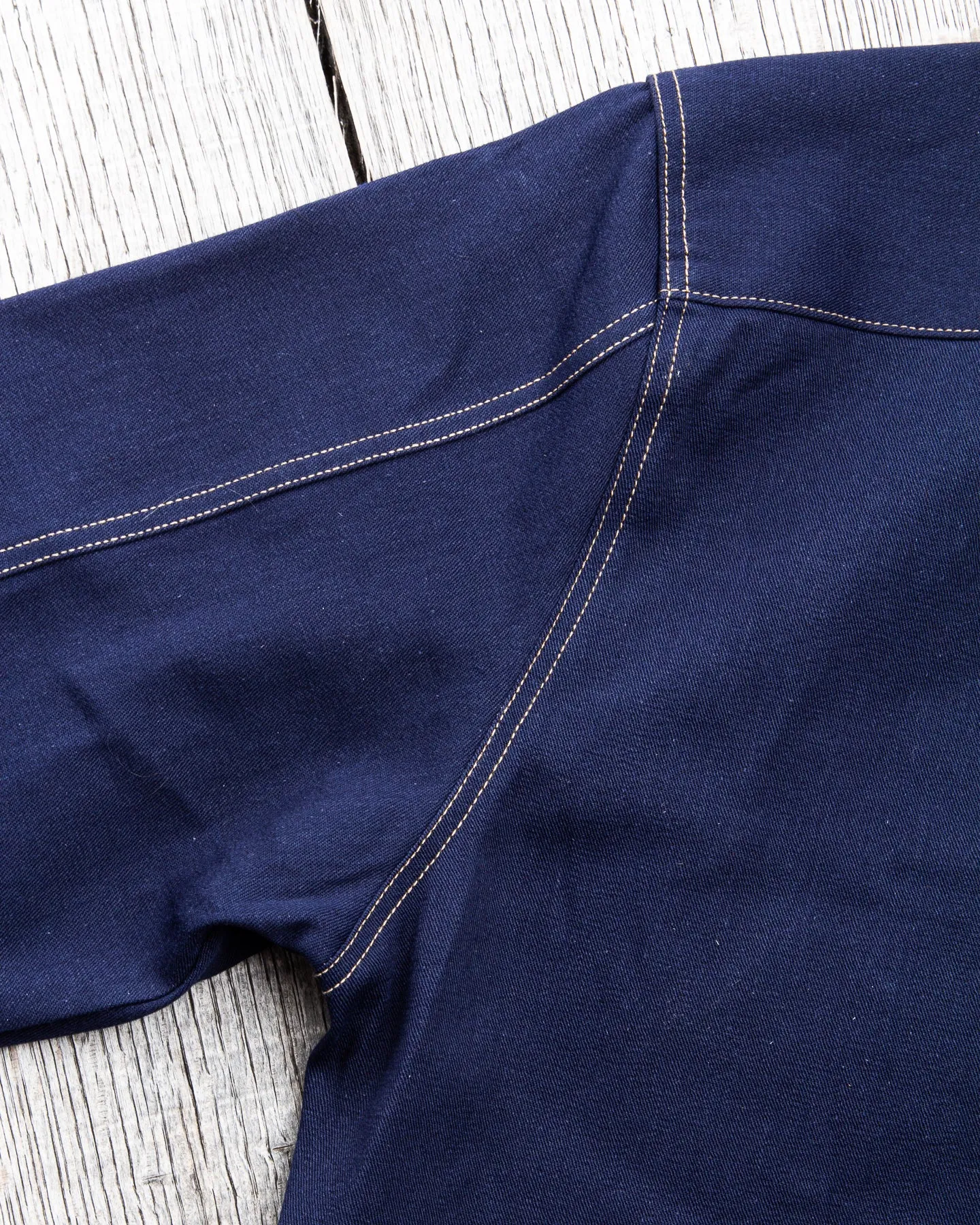 Indigofera Walton Shirt Yambaru Selvage Denim Indigo